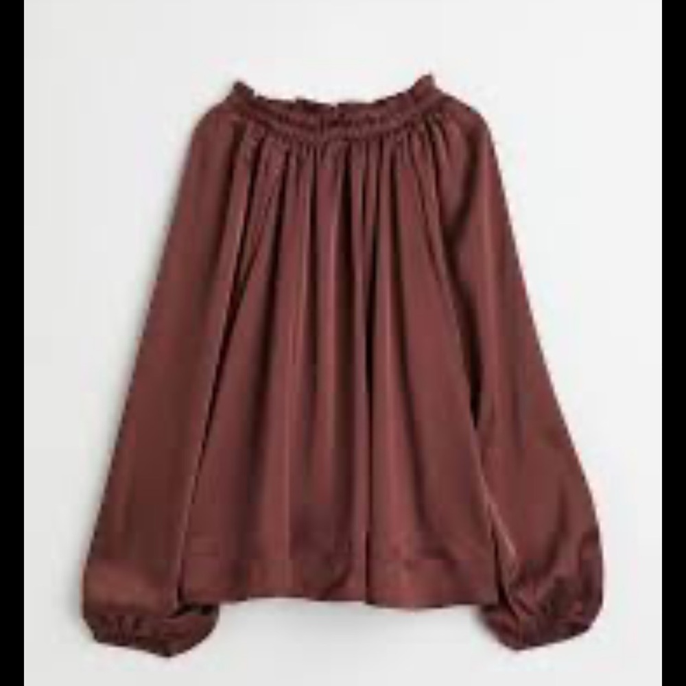 H&M Chocolate Brown Top